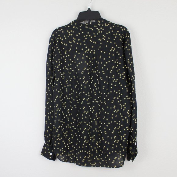 NWT Theory Classic Silk Button-Up Top Shirt - Office to Evening - Picture 8 of 12